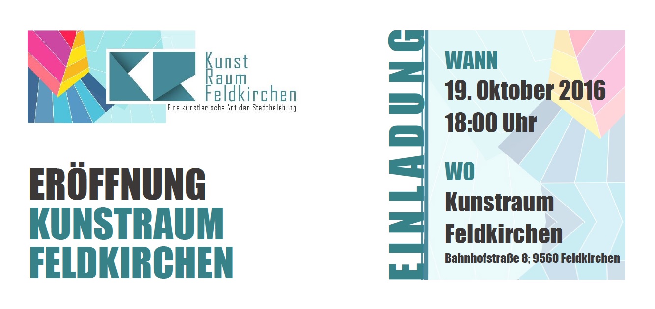 Einladung Kunstraum Feldkirchen Seite 1