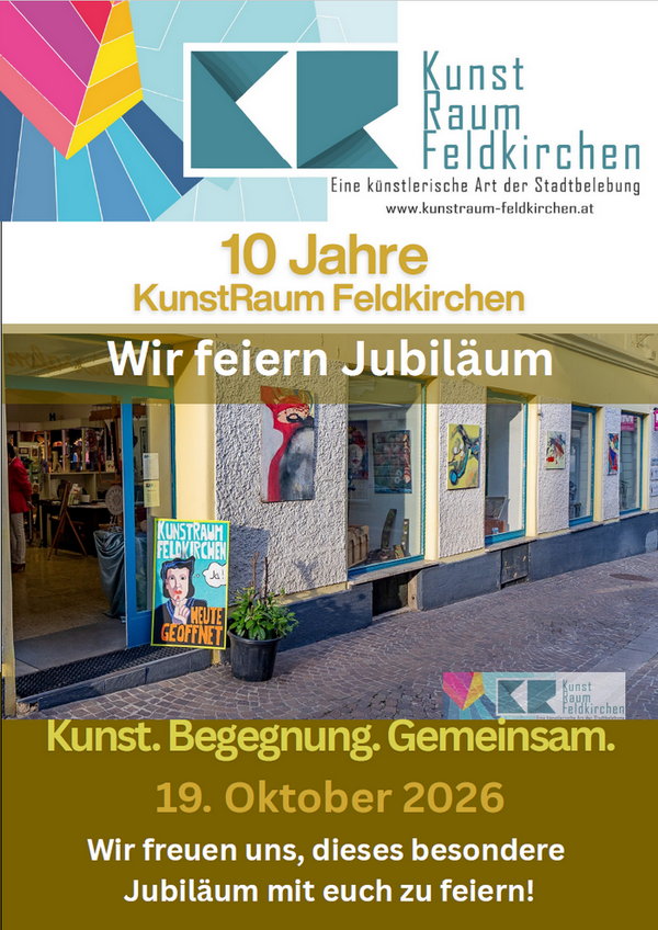 Plakat 10 Jahre KunstRaum